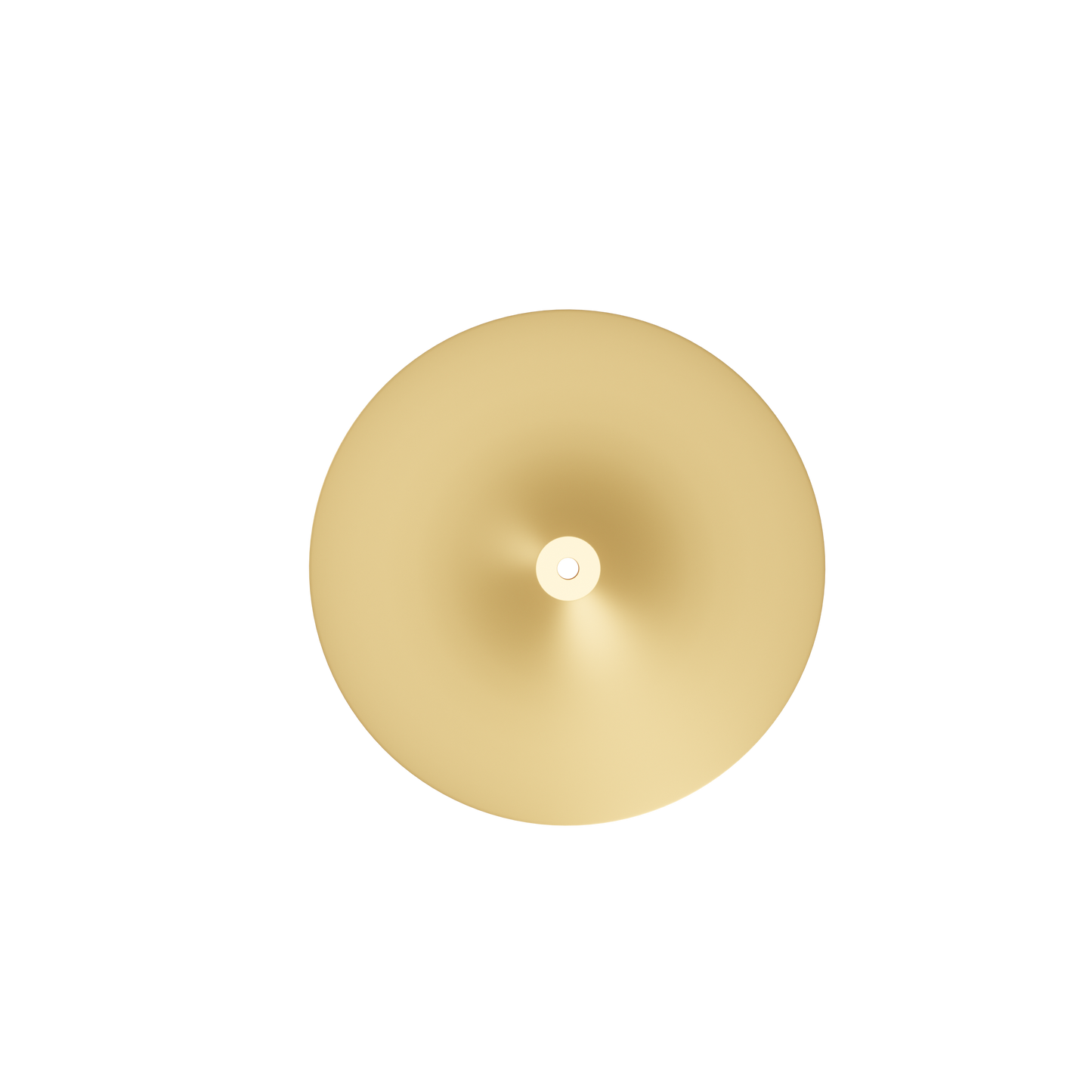 Sphere Heavy Base Plate · Brass