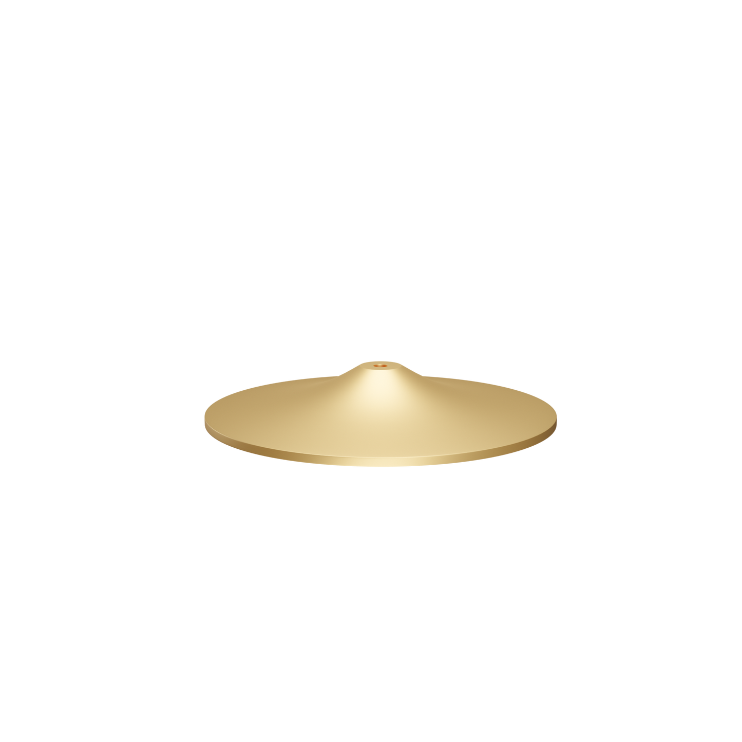 Sphere Heavy Base Plate · Brass