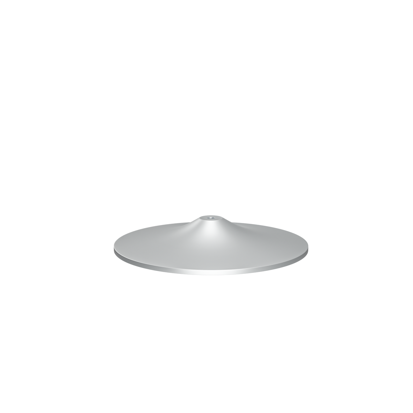 Sphere Heavy Base Plate · Brushed Silver