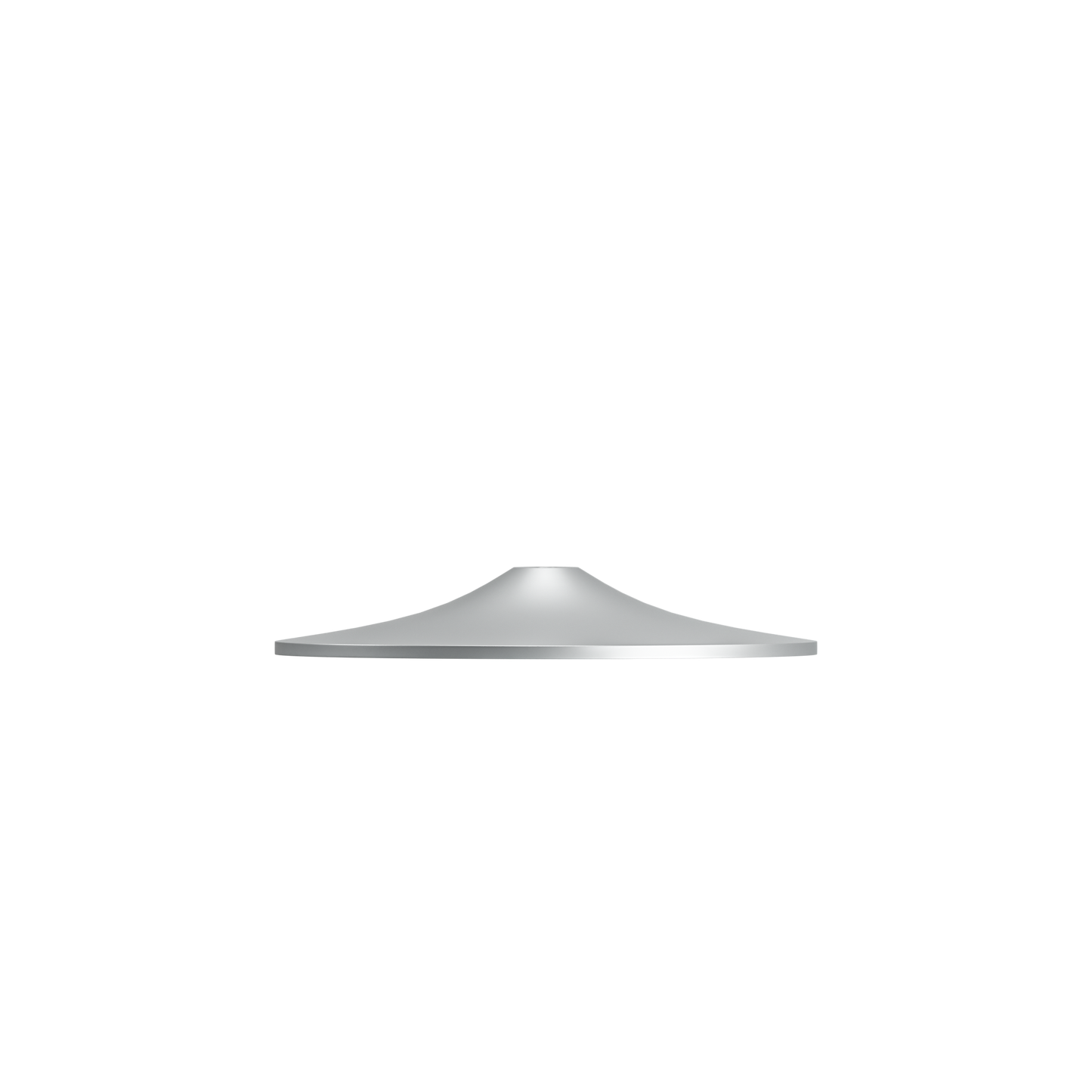 Sphere Heavy Base Plate · Brushed Silver