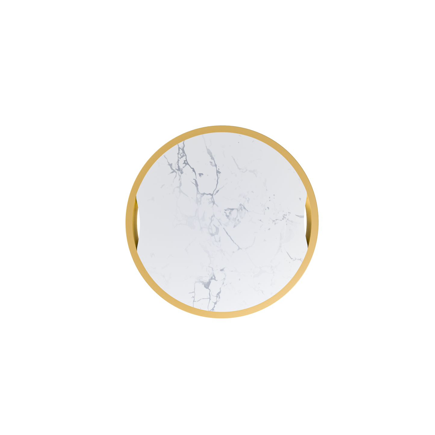 Sphere Marble Top · Brass