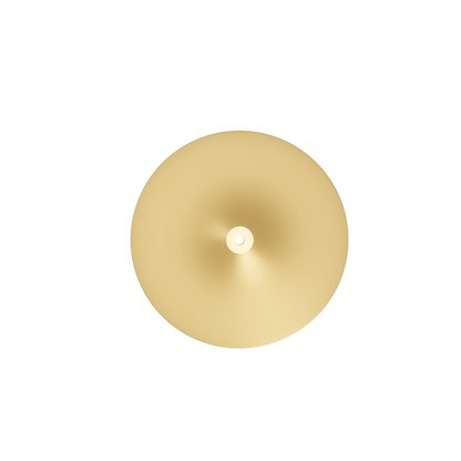 Sphere Heavy Base Plate · Brass