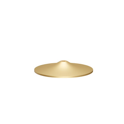 Sphere Heavy Base Plate · Brass